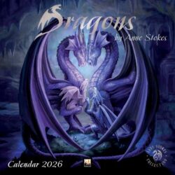 Dragons by Anne Stokes Wall Calendar 2026 (Art Calendar)