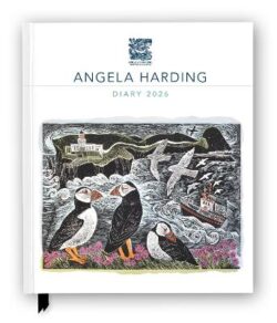 Angela Harding 2026 Desk Diary Planner - Week to View, Illustrated throughout