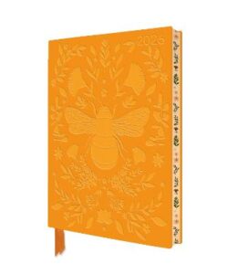 Jade Mosinski: Bee 2026 Artisan Art Vegan Leather Diary Planner - Page to View with Notes